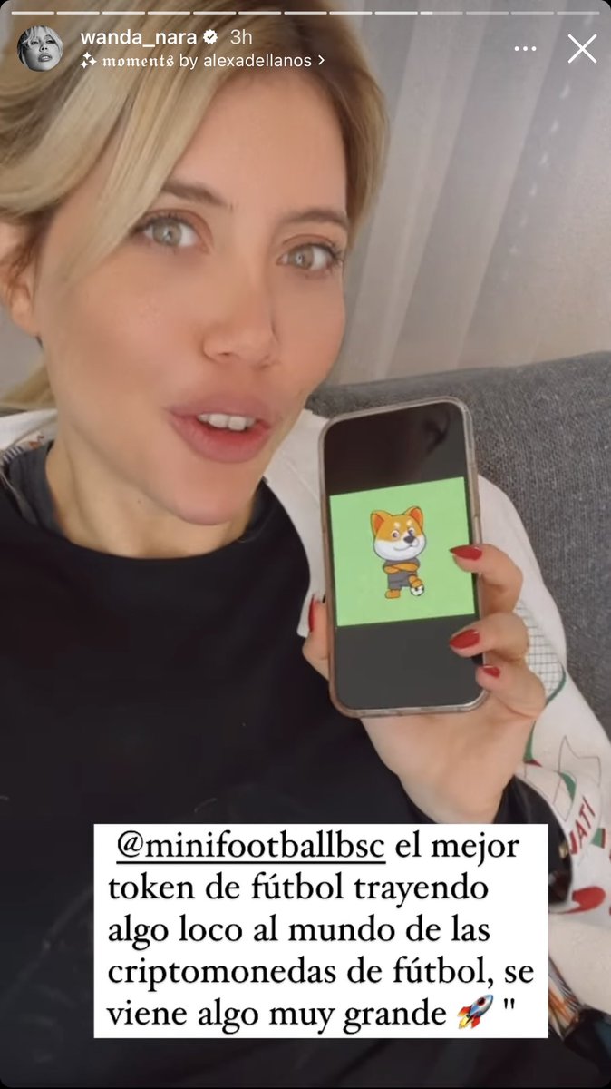 minifootballeth's tweet photo. Mauro Icardi wife posted about @MiniFootballToken today

She has over 12m IG followers and her husband just won the league with PSG. Plays alongside Messi Neymar and Mabppe. ✅

IG post link
https://t.co/7l0JuYJV0N

TG
@MiniFootballToken

Forward this and share it with everyone https://t.co/pzdMuYLmBm