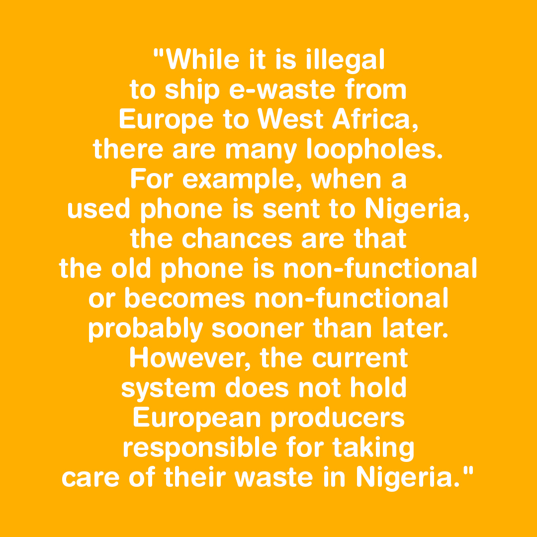 ... says Professor <a href="/OlawaleOlayide/">Olawale Olayide</a> from <a href="/UniIbadan/">University of Ibadan</a> #Nigeria, one of the authors of the blueprint for #UltimateProducerResponsibility.

📝Sign the petition to the <a href="/NigeriaGov/">Government of Nigeria</a> &amp;
<a href="/EU_Commission/">European Commission</a> to implement #UPR here: bit.ly/3OwCXKC

<a href="/UnilagNigeria/">University of Lagos</a> <a href="/Unn_Nigeria/">University Of Nigeria</a> <a href="/AUSTNigeria/">AUST</a>