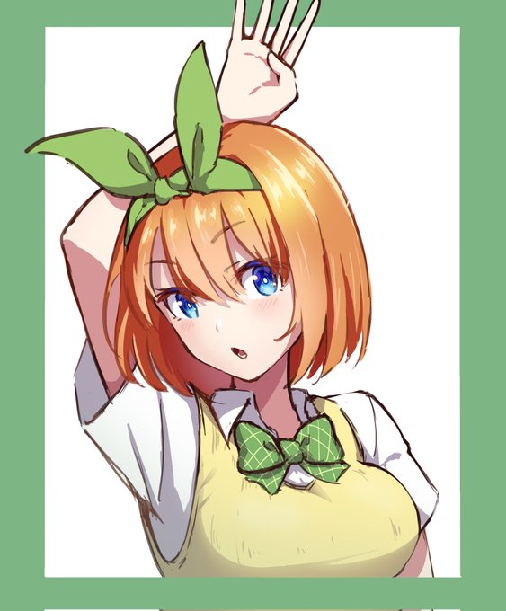 兵衛さんがTwitterに投稿した中野四葉(五等分の花嫁)のイラスト。