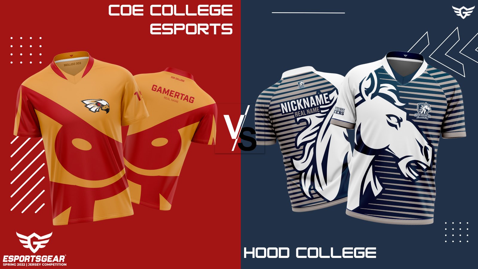 EsportsGear® 🇺🇸 on Twitter: Coe College vs Hood College   University of Michigan vs Columbia College   Arcadia University vs North Carolina State   Hofstra University vs Mars Hill