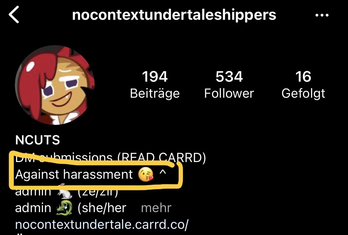 Neah on X: i remember why Insta is a diffrent breed ngl at this Point i am  incredibly amused over their oh so huge no Harassment while making such a  Post and