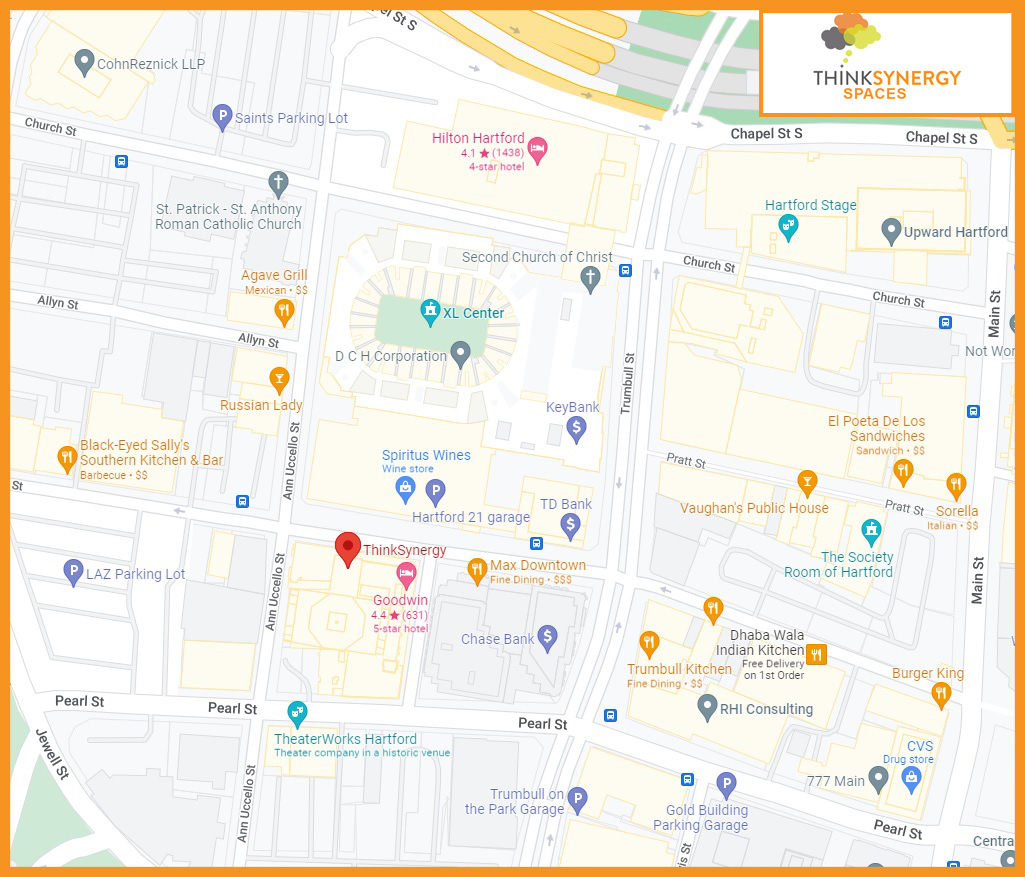 ThinkSpaceCT's tweet image. "Bored in Hartford?"

ThinkSynergySpaces is not only a great co-work space but also has many fun places to visit! The XL Center, Max Downtown, and TheaterWorks Hartford are just a few examples.
 
To learn more click here: tinyurl.com/y9z4d9kk
 
#officespace #hartford