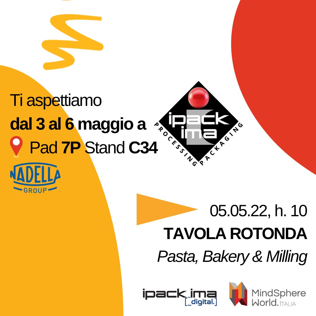 retuner_40's tweet photo. 🔥Quest'anno esordiamo a #IPACKIMA e lo facciamo con due partner di eccezione:
📌 Nadella Group, che ci ospita in qualità di co-espositori
📌 MindSphere World - Italia World Italia con il progetto #IPACKIMADigital.
👉 https://t.co/JreHIewYar https://t.co/LlHG6HGMa7