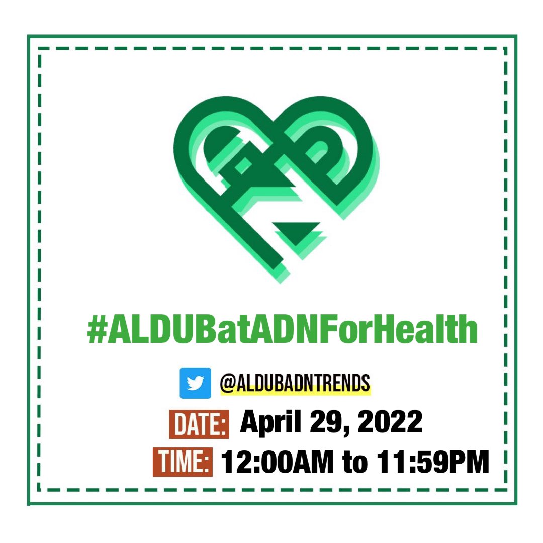 It is important to always pay attention to your health and take care of your body. 

Keep safe, everyone! 😊

#ALDUBatADNForHealth