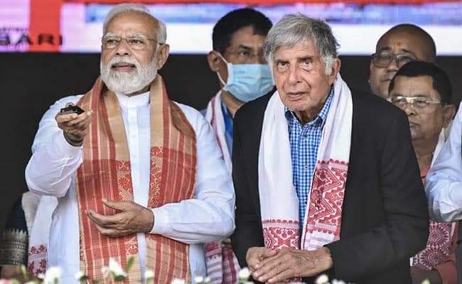 SSRIVASTAVA92's tweet photo. @SSRIVASTAVA92 आज आसाम प्रदेश में रतन टाटा जी के सहयोग से कैंसर अस्पतालों का उद्घाटन किया गया। धन्य है भारत की धरती जहां ऐसे दो दो रत्न जन्म लिए। https://t.co/vA53M9ReJo