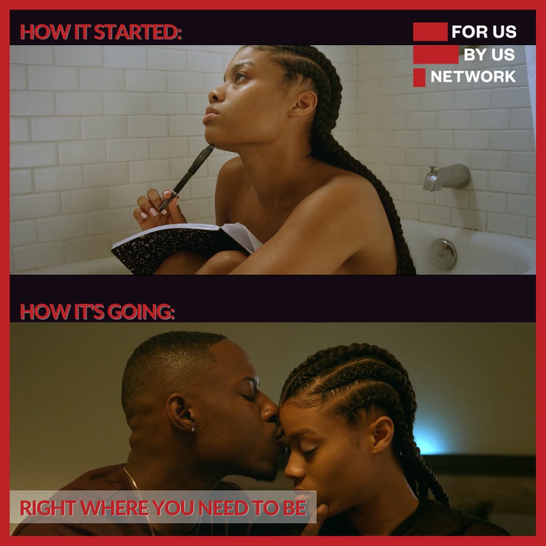 ForUsByUsNetwrk's tweet photo. How it's going to you so far? 👀🤔👋🏾
We got US! ✊🏾#NoOrdinaryLove #RightWhereYouNeedToBe #DearFutureHusband #TheStarterMarriage #ForUsByUsnetwork #ForUsByUs https://t.co/FlGBvXG6nz
