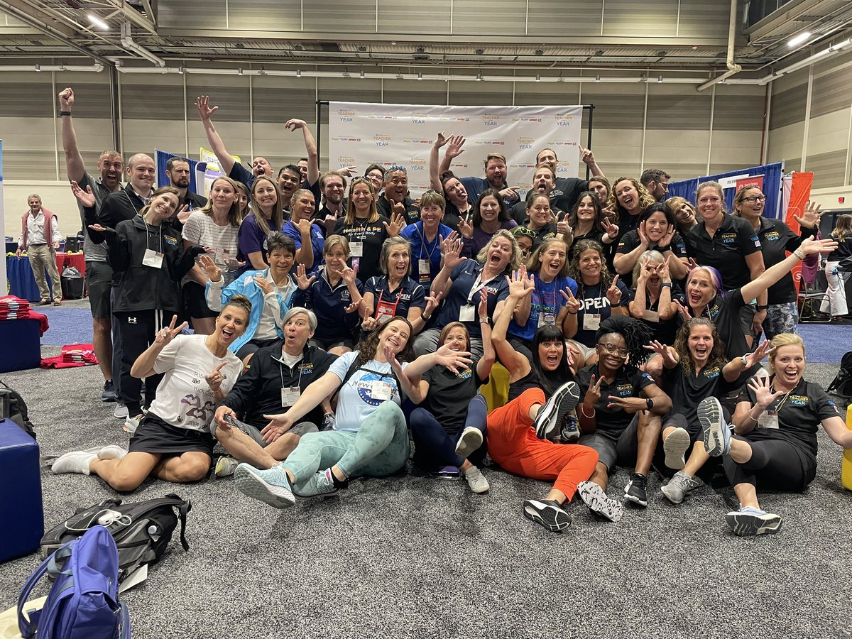 SHAPEAmerica's tweet image. We LOVE our Teacher of the Year family 😍😍#SHAPENOLA