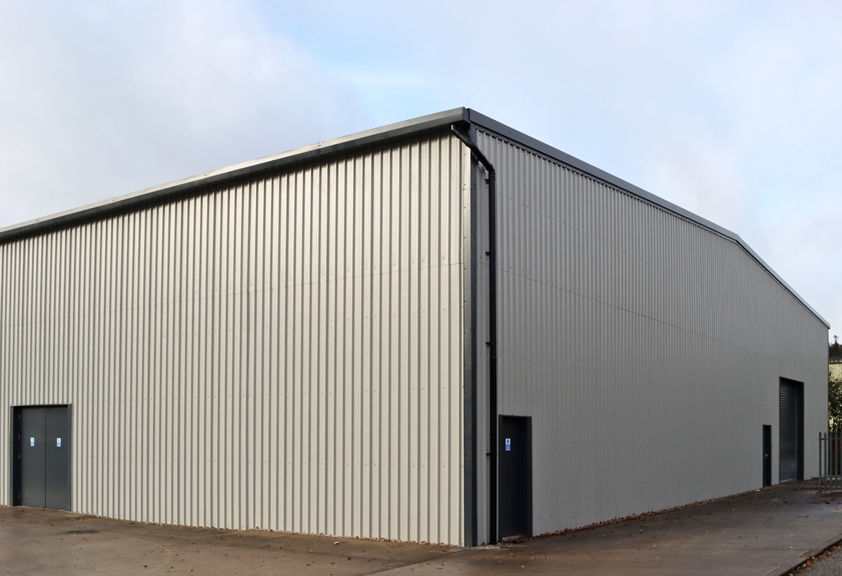 Cladco Profiles Our 32 1000 Box Profile Roofing Sheets Have Been Installed As Exterior Wall Cladding For This Commercial Building In Okehampton For A More Traditional Style Discover Our Free Online