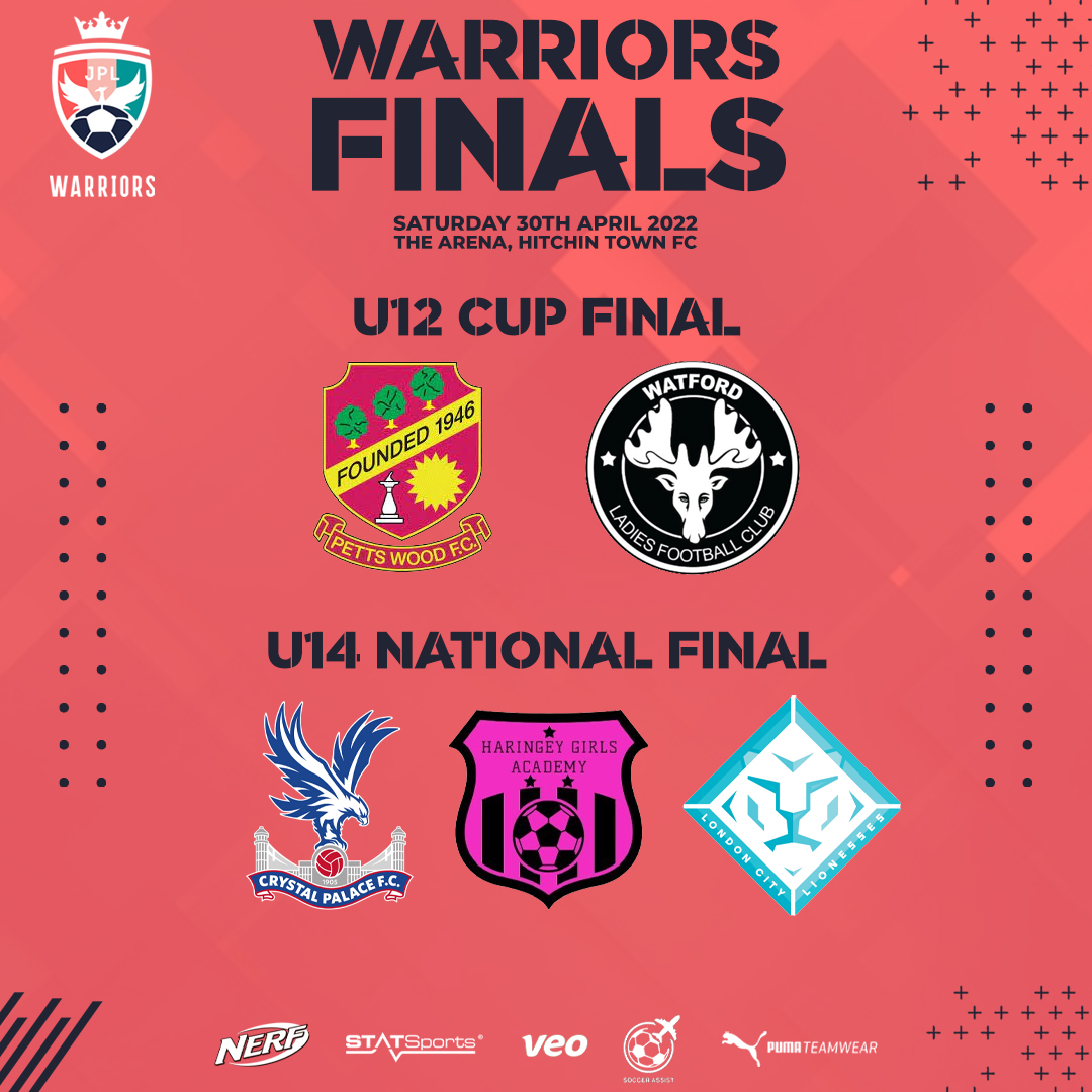 5⃣ clubs are involved in #Warriors Finals this Saturday!

We look forward to welcoming you all to <a href="/The_Arena_HTCFC/">The Arena</a> for what promises to be a great event 🏆

#JPLWarriors🛡️