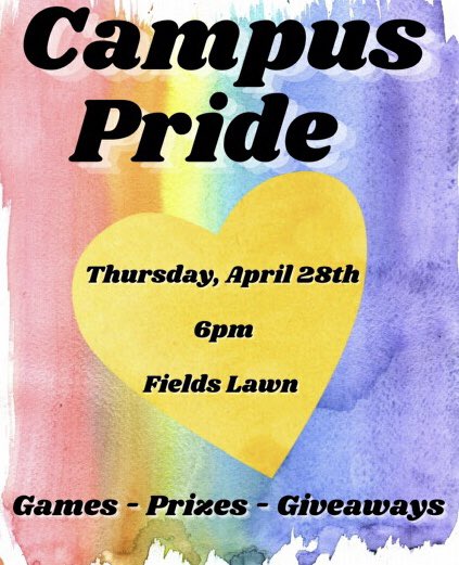 Tonight from 6-8pm Fields Lawn. Ice cream, music, games, giveaways and more!