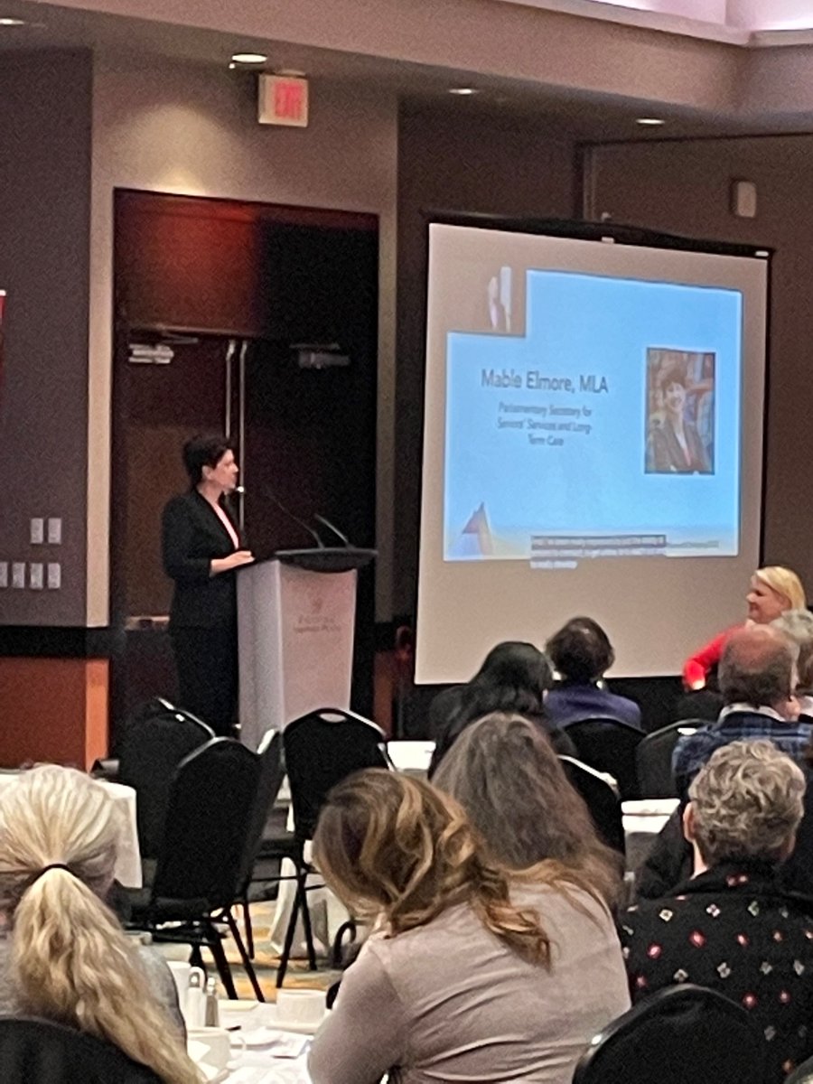 caringbc's tweet photo. Parliamentary Secretary for Seniors and Long Term Care Mable Elmore speaks in support of healthy aging in BC: "We need to continue to adapt."
#SummitonAging2022 #UWBC https://t.co/zAqjfwEKtJ