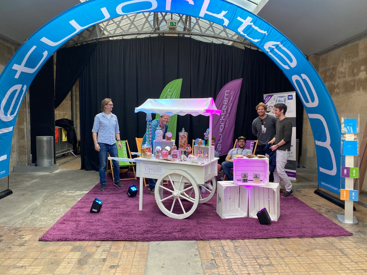 We just prepared our networkteam headquarter. Meet us at the CandyBar at #neoscon  🍭🎉🍬
