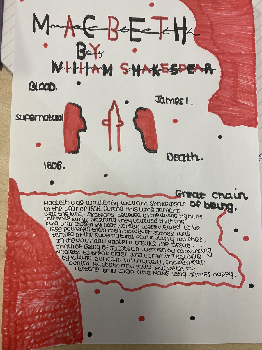 ghsengofficial's tweet photo. Amazing HW effort from Farrhan, Mathusha, Jasmeet and Mukhtar in Miss Chana’s 9X4 class! 😍👑 #Macbeth #titlepage #EnglishHomework #TeamEnglish https://t.co/tRg9CsoHxw