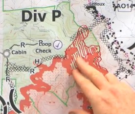 JamesSn60066119's tweet photo. #nmfire #HermitsPeakFire #CalfCreekFire Screenshot from AM Briefing 4/28: fire broke out last night in Division W of Ledoux as per below.  This looks to be the big fight in this area over the next two days... https://t.co/X2AXhLCamf