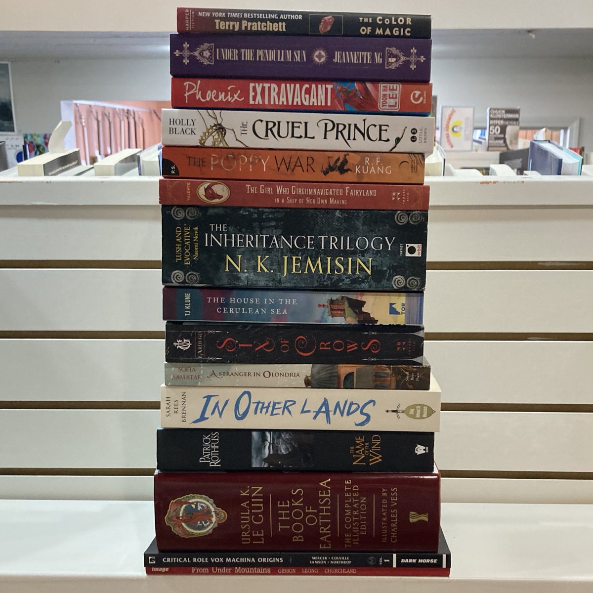 literatipress's tweet photo. #whatwillyourbookstackbe?
The #fantasyfiend is full of worlds to explore, and would be a great choice for #independentbookstoreday2022, Saturday, April 30.
We'll be celebrating 9 am to 8 pm.
Come join us!
#literatipress
#independentbookstoreday
#indiebookstoreday https://t.co/md5a29Krnh