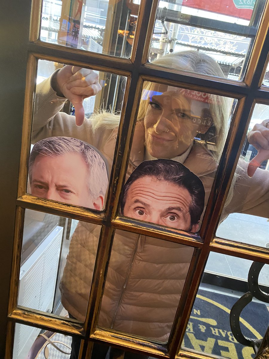 JaniceDean's tweet photo. Saw these two hanging out in a New York City bar today. https://t.co/abggpYiD4o