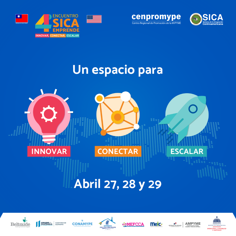 Cenpromype_sica's tweet photo. 📣Te esperamos en el segundo día del #SICAEmprende

Consulta la agenda de hoy y regístrate en https://t.co/CqMKauZIIR

🕑Iniciamos a las 2:30 pm
🇧🇿 @BELTRAIDE
🇬🇹 @VICEMIPYME
🇸🇻 @CONAMYPESV
🇭🇳 @SENPRENDE_HN
🇳🇮 @MEFCCANic
🇨🇷 @MEIC_crc
🕒3:30 pm
🇵🇦 @AmpymePanama
🕓4:30 pm
🇩🇴 @MIC_RD