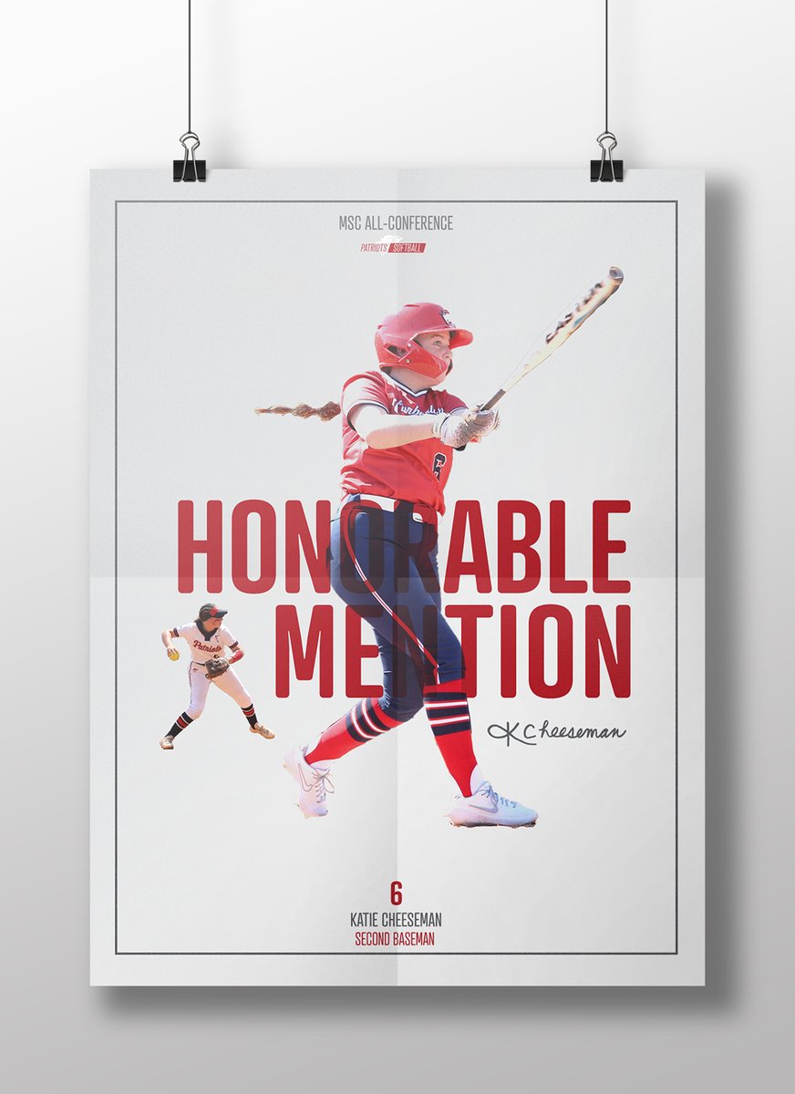 One of the best in the field and one of the best at the plate, no one more deserving than <a href="/katie_cheeseman/">cheesey</a> to take home ✌️ MSC honors!

Full Story: bit.ly/37QYfCi