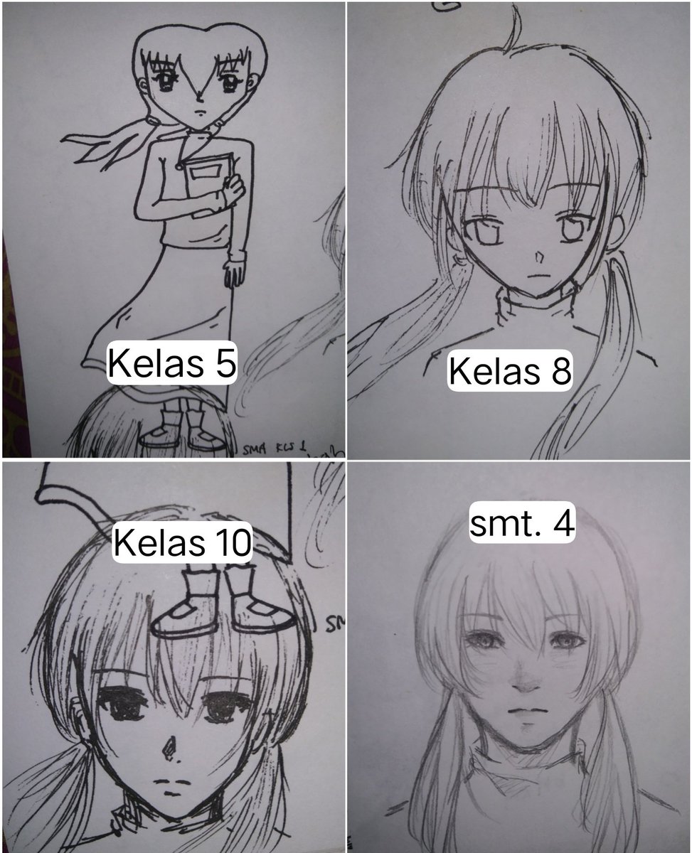 art! suka ngeredraw gambar lama biar tau berubah apa engga hahah. *Meratapi style yg berubah ubah, mana belom beranjak ke digi 🙂