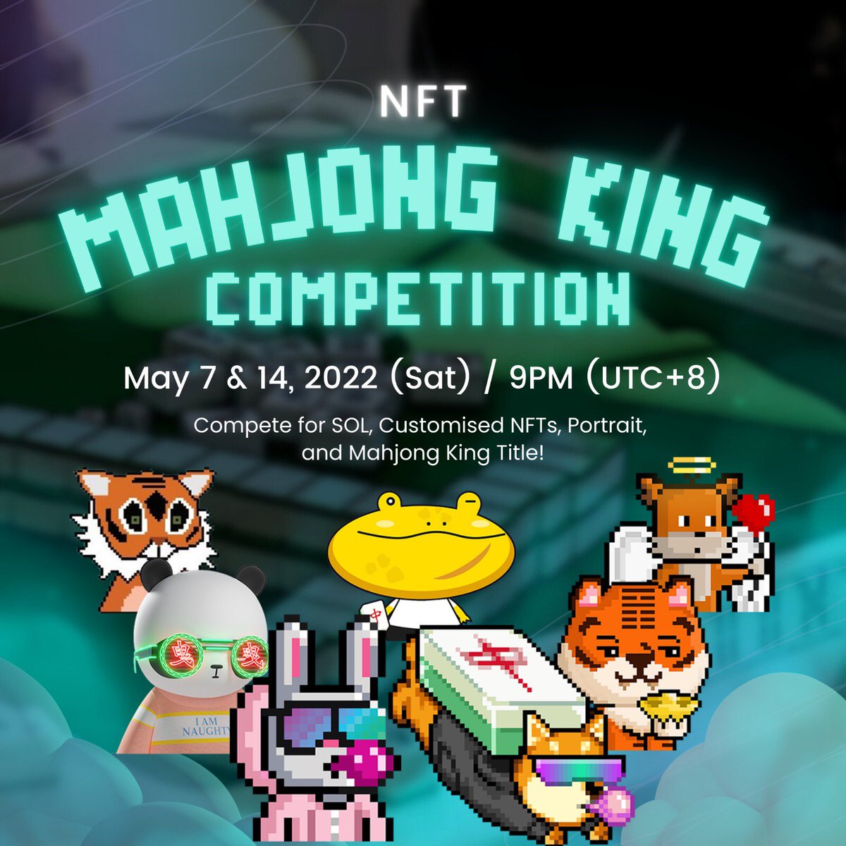 mahjongdogs's tweet photo. The 1st NFT Mahjong King Competition co-organized by 7 Hong Kong NFTs project is open for registration!
 
Join Discord to know more:
👉https://t.co/aZt5npigV4

#hk #hknft #solana #solnfts #solnft #discord #hongkong #mahjongsoul #mahjong #asianft #NFTCommunity https://t.co/ymvrgtktDN