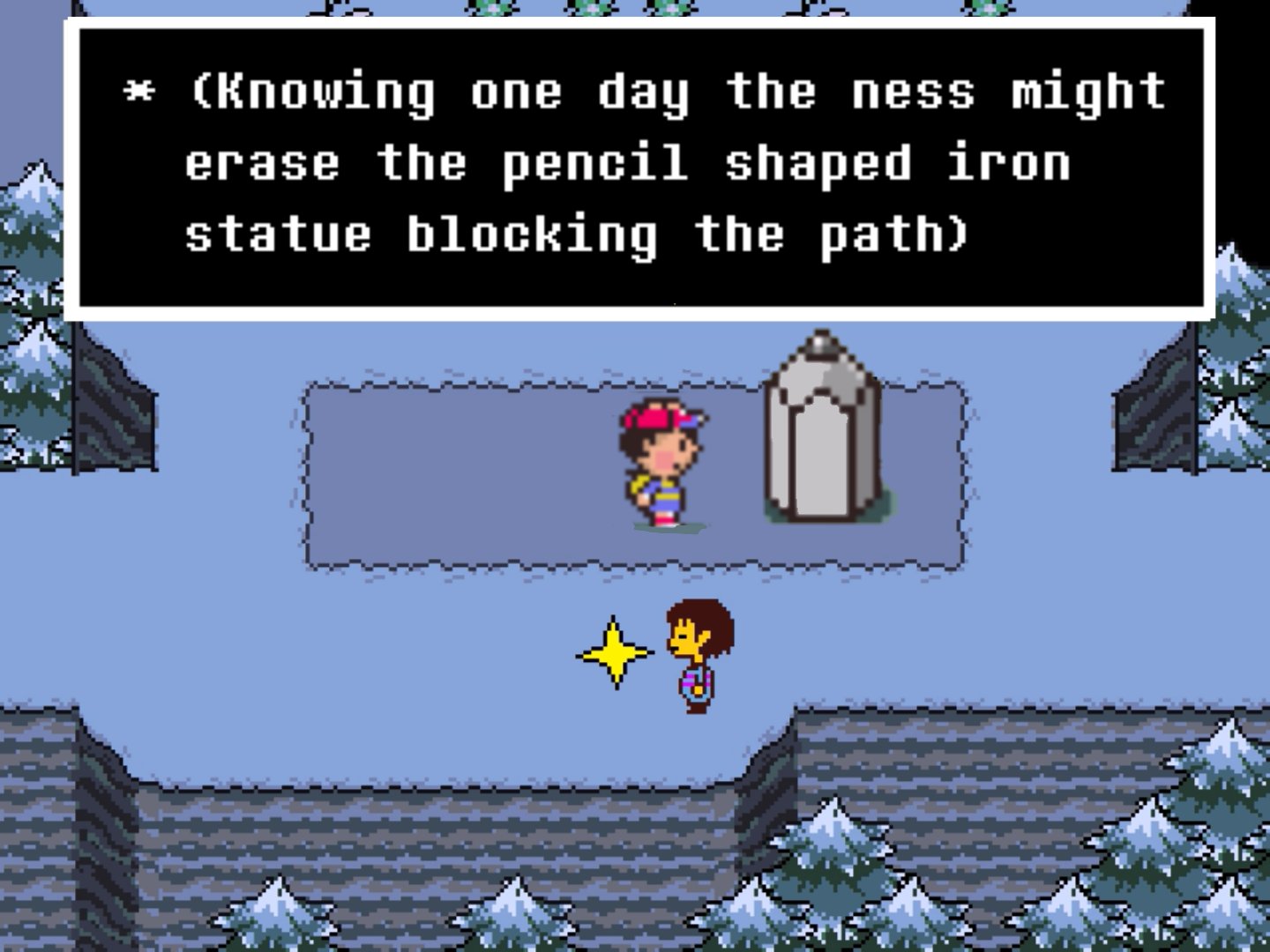 Pencil Statue From EarthBound on Twitter "https//t.co/6V6dYIkH1w