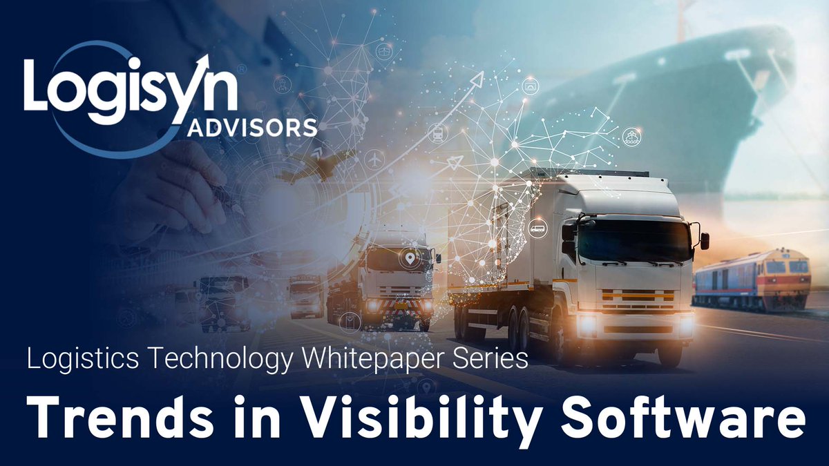 LogisynAdvisors's tweet photo. Visibility software has become a game-changer for the #logisticsindustry. Find out more about how #visibility software can work for your company!

Download #WhitePaper here: https://t.co/S7LlklDIxK https://t.co/vPBh0CVdX2