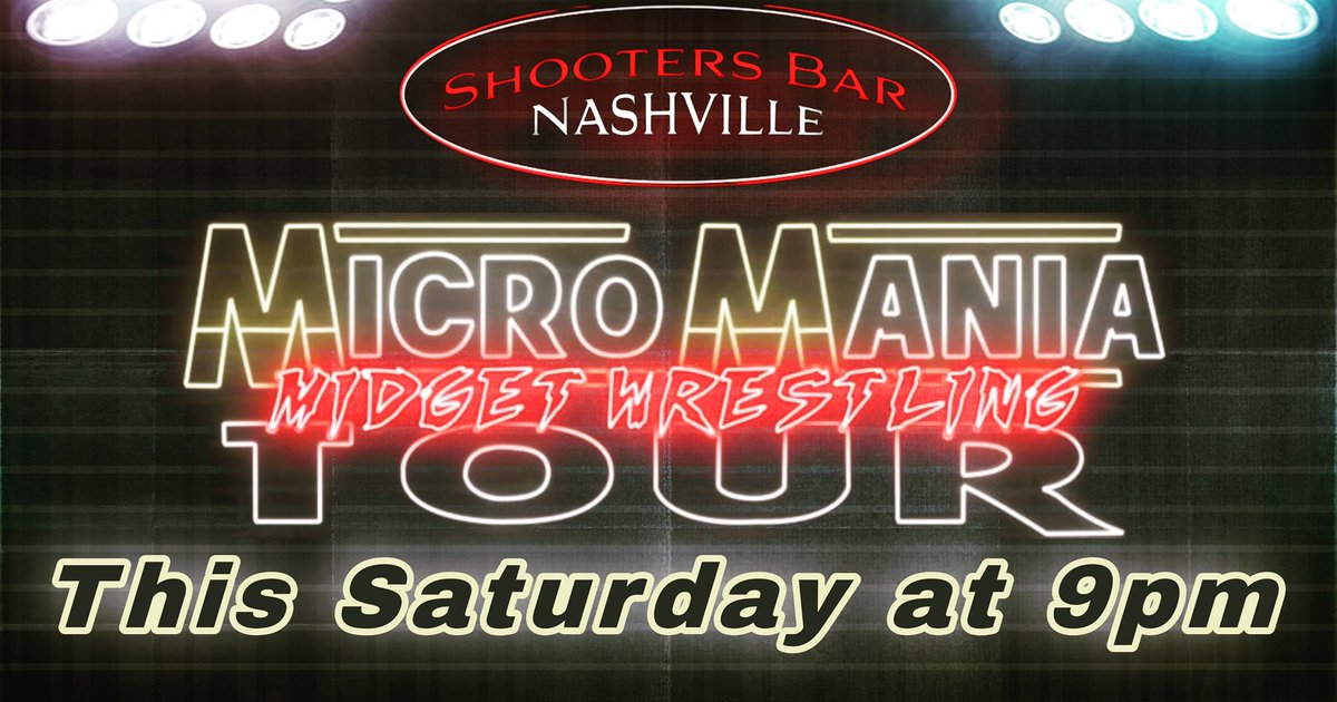 Limited tickets left for the show, stop by the bar or buy your tickets online. Also, seats are first come first served so get here early. Doors open up at 7:00pm!Tickets are $15 in advance or $20 at the door…

eventbrite.com/e/micro-mania-…