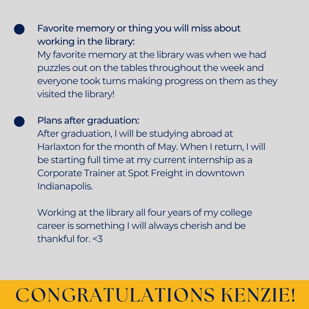 Marian University Library (@hackelmeierlib) on Twitter photo 