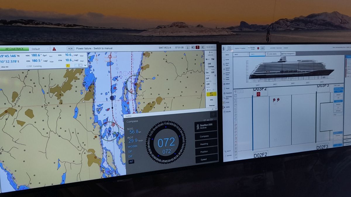 Kongsberg Maritime introduces new HMIs on ships and Rolls-Royce and Sea Machines team up for autonomous vessel support New technologies provide greater navigation support