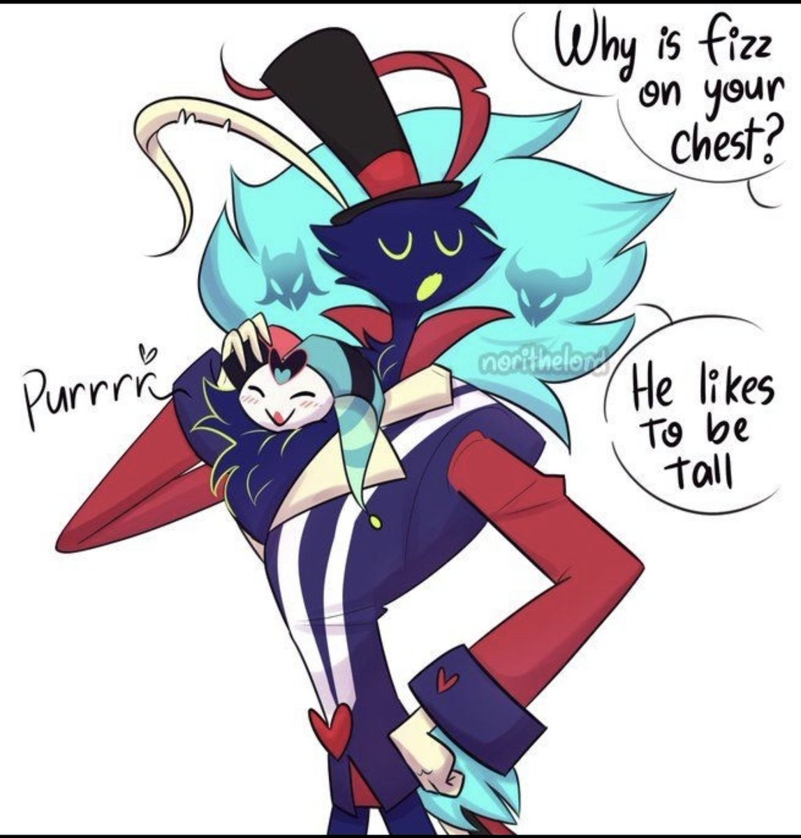 "And look how adorable he looks"