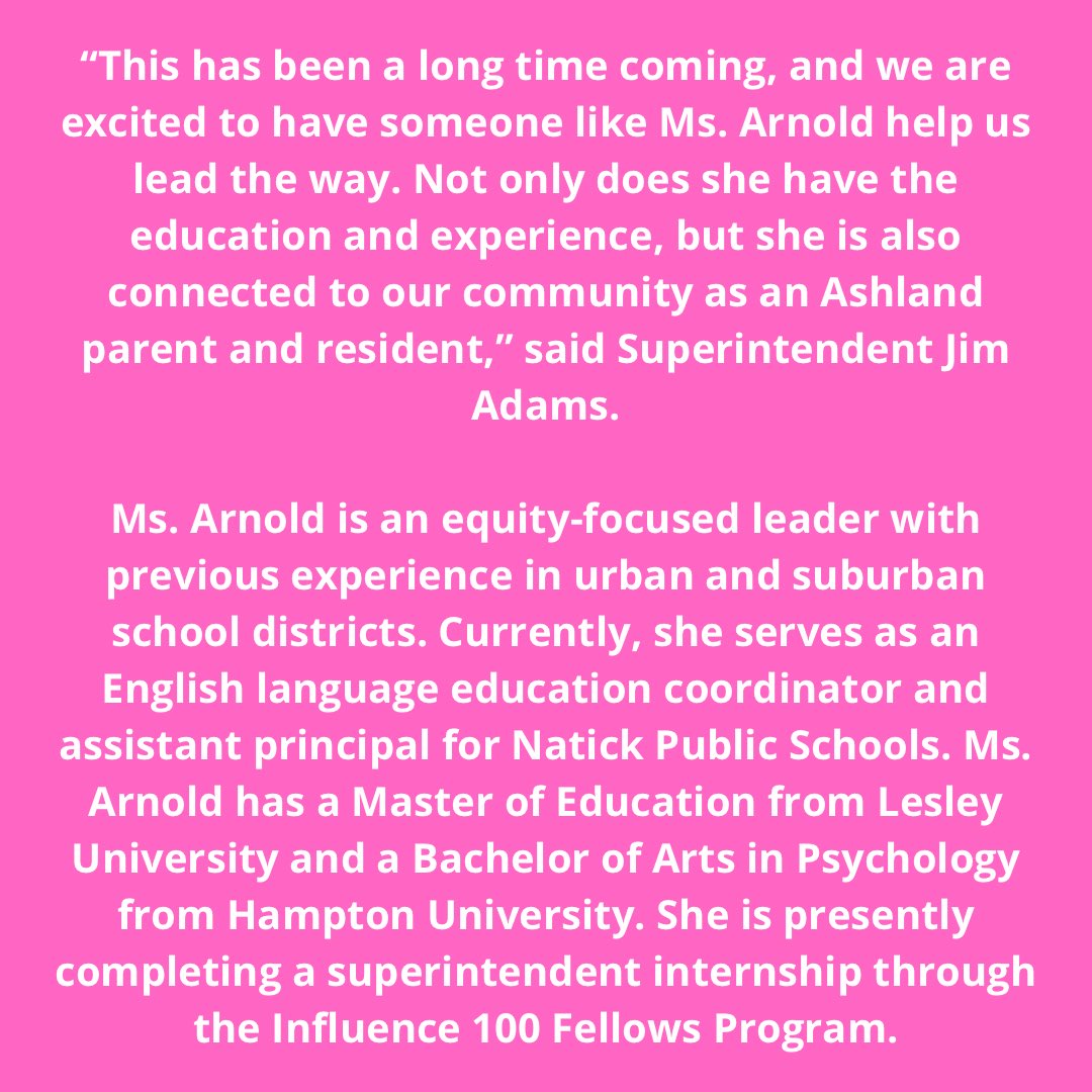 AshlandEquity's tweet photo. A warm welcome to Ms Arnold!! https://t.co/pztrMyPyFe