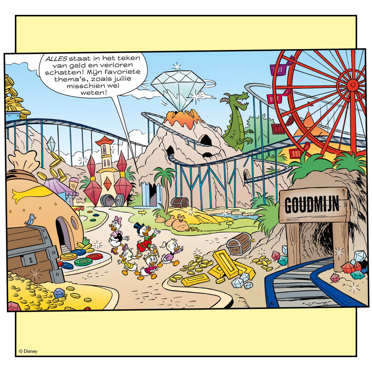 WOEHOE! <a href="/LizJuulBabs/">LizzyJuultjeBabetje</a> en ik mochten ALLE attracties testen in Dagoland, het gloednieuwe pretpark van oom <a href="/DagobertDuckNL/">Dagobert Duck</a>! Je leest het in Katrien 5 (nu in de winkel)!