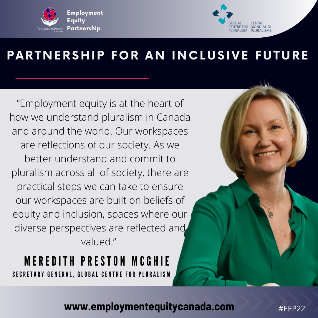 inclusionprjct's tweet photo. Meredith Preston McGhie, Secretary General, The Global Centre for Pluralism, now presenting the opening remarks for Day 2 of our EEP Roundtable: Pluralism in Practice
#EEP22
@GlobalPluralism https://t.co/lAJkXEFpIB