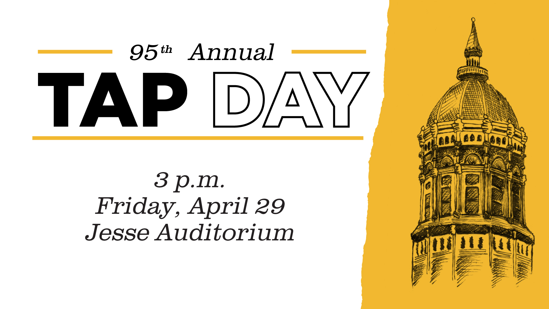 Mizzou on Twitter "Tomorrow is Tap Day! On Friday (April 29) at 3 p.m