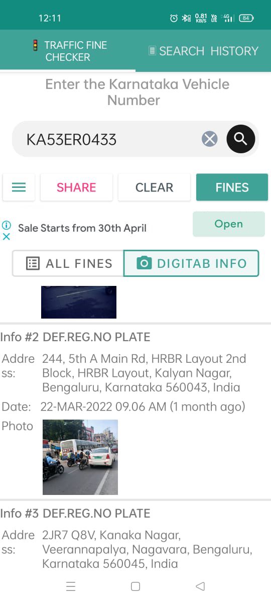 rahulkotecha01's tweet photo. Hi @blrcitytraffic @BlrCityPolice ,

This vehicle number belongs to my colleague who owns a honda shine. He received a fine details attached below.  However it was not him and the number is not registered with the vehichle as per the photo shown below. https://t.co/fbanLAnYab