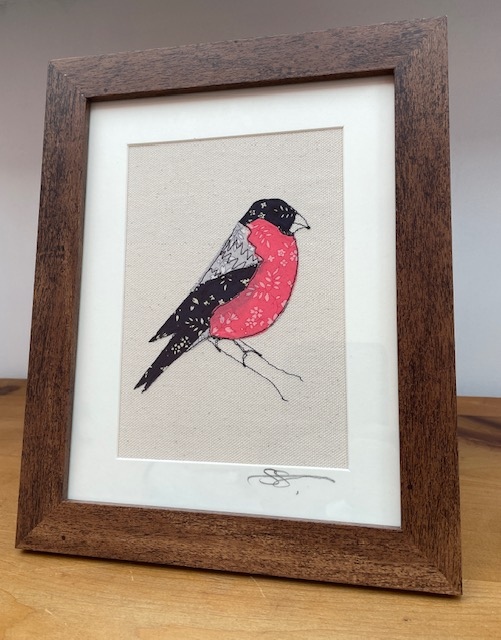 Sharing artists showing at the Lady Bay Arts Trail 2022
SARAH SEWELL @WildgooseDesign
ABOUT: Inspired by nature, I use free-machine embroidery &amp; Liberty fabric applique to create beautiful framed textile art. 
Join us for this year's Arts Trail, on Sat 14 &amp; Sun 15 May.