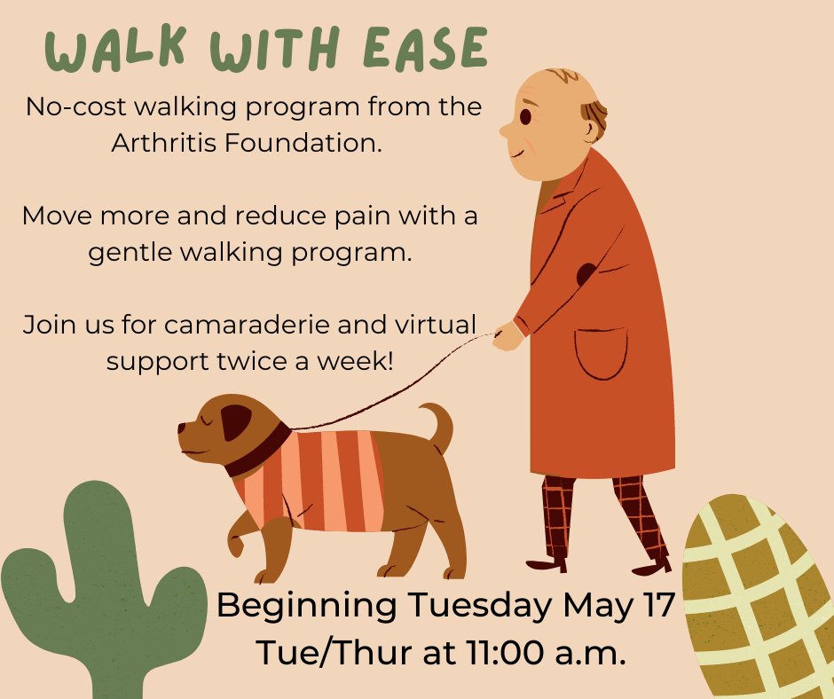 lane_cog's tweet photo. Join us on Zoom from home for Walk with Ease! To register, visit: https://t.co/LxUA4UPA62. For more information, email LivingWell@lcog.org or call 541-682-4103. #walking #health @LiveHealthyLane @ArthritisFdn #lanecounty #walkwithease #ZOOM #livingwell https://t.co/cXml0kLQeo