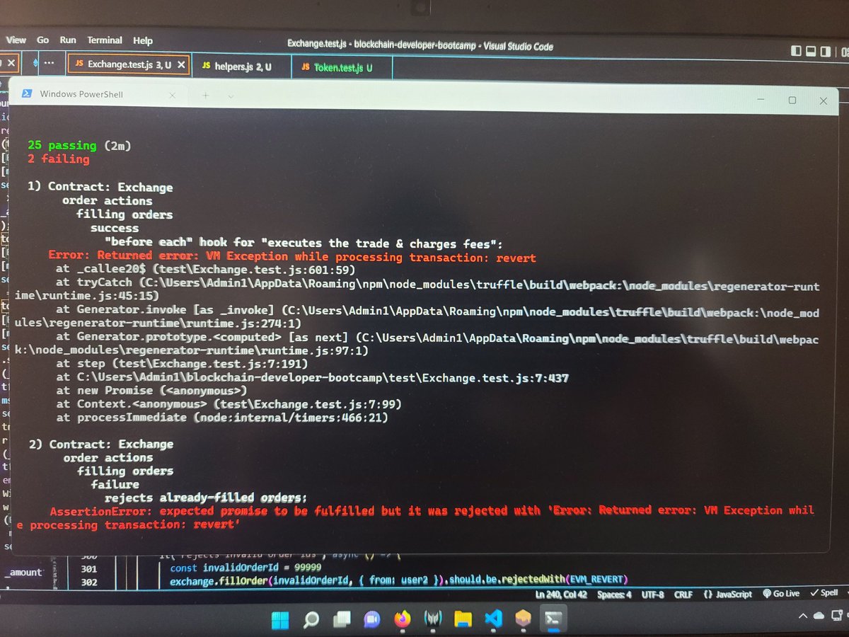 Web3Dev5's tweet image. Can Anyone See What I&apos;m Doing Wrong ?
