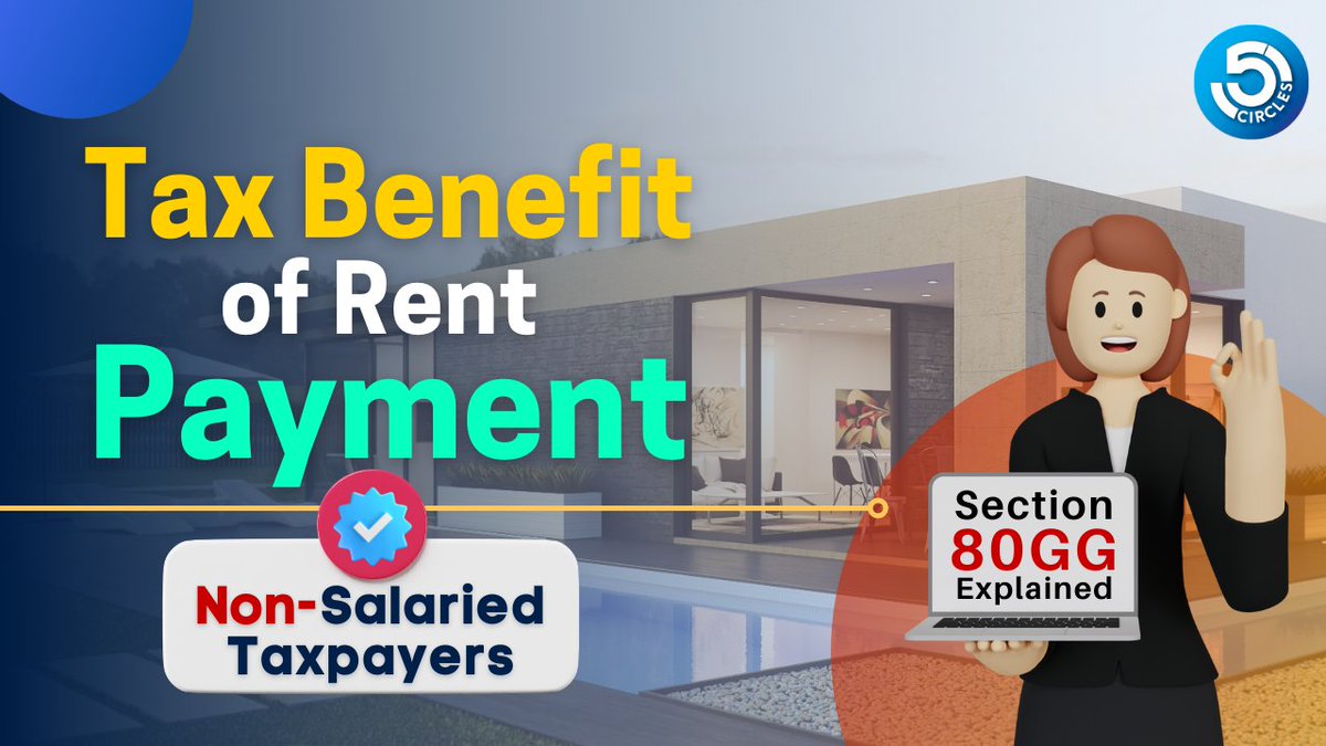 Rahul_Saraoge's tweet photo. #YouTube_Update:
#IncomeTax Benefits Video Series New Episode :👇👇
✅Title - Tax benefit of Rent Payment for Non-Salaried Taxpayers | Section 80GG
https://t.co/ypGbae2gSp
#nonsalariedtaxpayres
#Section80GG
#hracalculationincometax
#hraexemption
#taxbenefit
#rentpayment https://t.co/xXY5x6hjEp