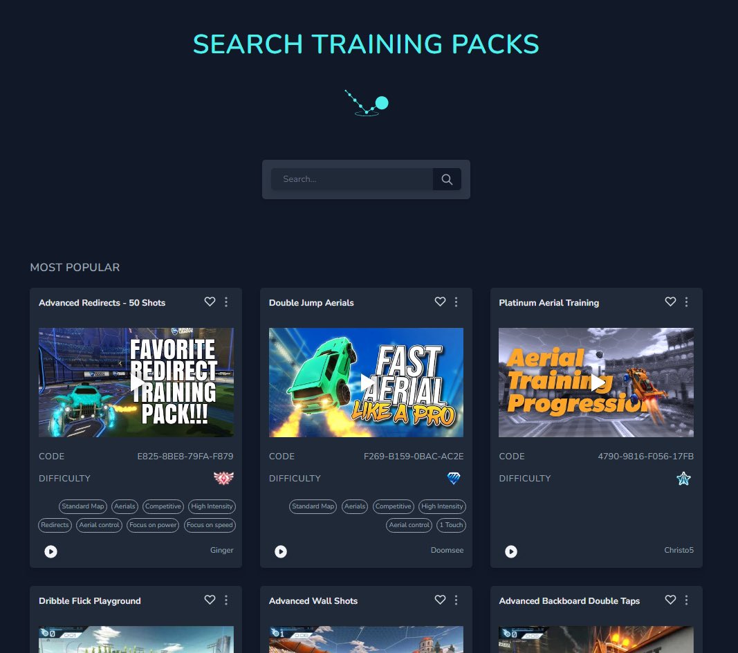 WayproteinRL's tweet photo. Not sure if anyone still uses training packs, but if you do, I’ve been working on a website to help people find/share/play training packs a little bit easier. 

Link and more info below ⬇️ https://t.co/1GdUBaVX3F
