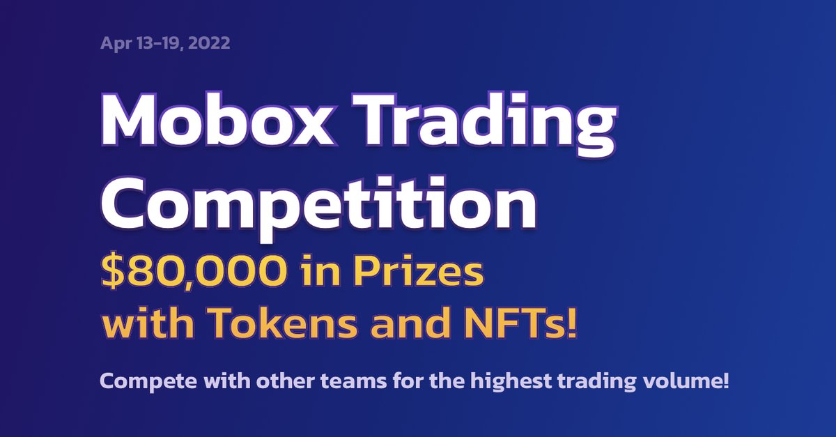 PancakeSwap's tweet photo. 📢🎁 Prize claiming for the #PancakeSwap Mobox trading competition will close at 00:00 UTC on 29th April.

Claim now 👉 https://t.co/mXqfpRNneT

Which team is gonna win the next Trading Competition?  👀 https://t.co/acoINhKGir