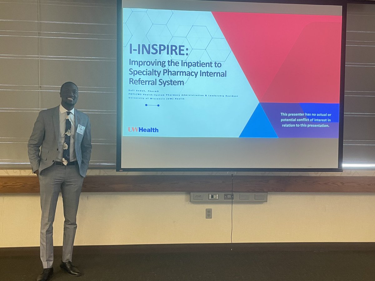 AndohRx's tweet photo. First CE in the books 🙏🏾 #GLPRC #GreatLakes // @UWHealth
#TwitteRx https://t.co/7AVDegDYFl