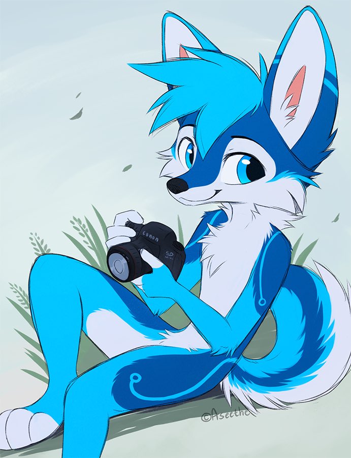 CircuitWolfy's tweet image. 📷 Picture time!

Thank you @SepiaPaws for the amazing artwork!