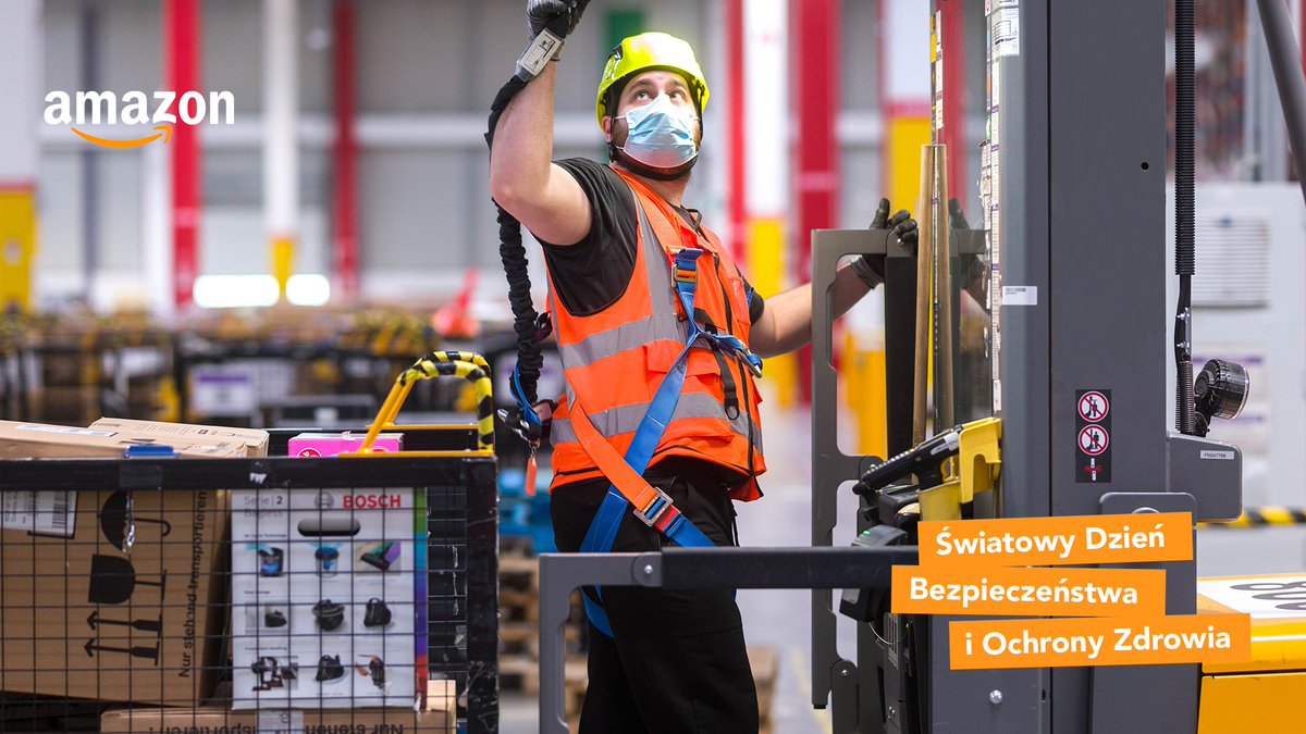 AmazonNewsPL's tweet photo. Dziś przypada Światowy Dzień Bezpieczeństwa i Ochrony Zdrowia, ale o ochronę pracowników należy dbać przez cały rok. Zobacz, jak wygląda kultura bezpieczeństwa w #Amazon i jakie procesy marka wprowadza, aby zapewnić im maksymalną ochronę. https://t.co/1qU4TZZ3Us
#AboutAmazon https://t.co/JxldQ8XEbf