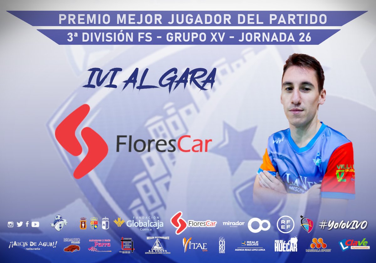 fsvivocuenca's tweet photo. #MVPSVIVOCUENCA

¡Estos son los jugadores destacados de la jornada pasada!

🏆 @citroencuenca - @ivi112
🏆 VivoCuenca - Andrea Serrano
🏆 @F_Globalcaja_CU - Daniel Blanco
🏆 @CCMiradorcuenca - Pablo Cuevas 

#YoloVIVO https://t.co/4ALBa45zXm