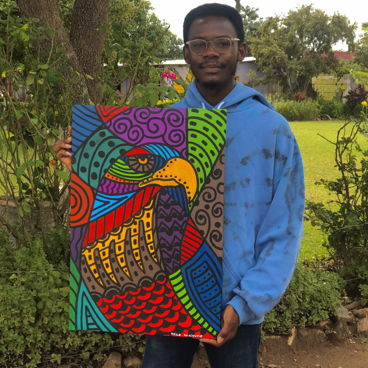 willabenjaminM's tweet image. Commissioned painting ❤️✅ not available, get yours done 0972404454 🇿🇲 #illustrationart #artistsontwitter #ArtistOnTwitter #artchallenge #Zambia #artist
