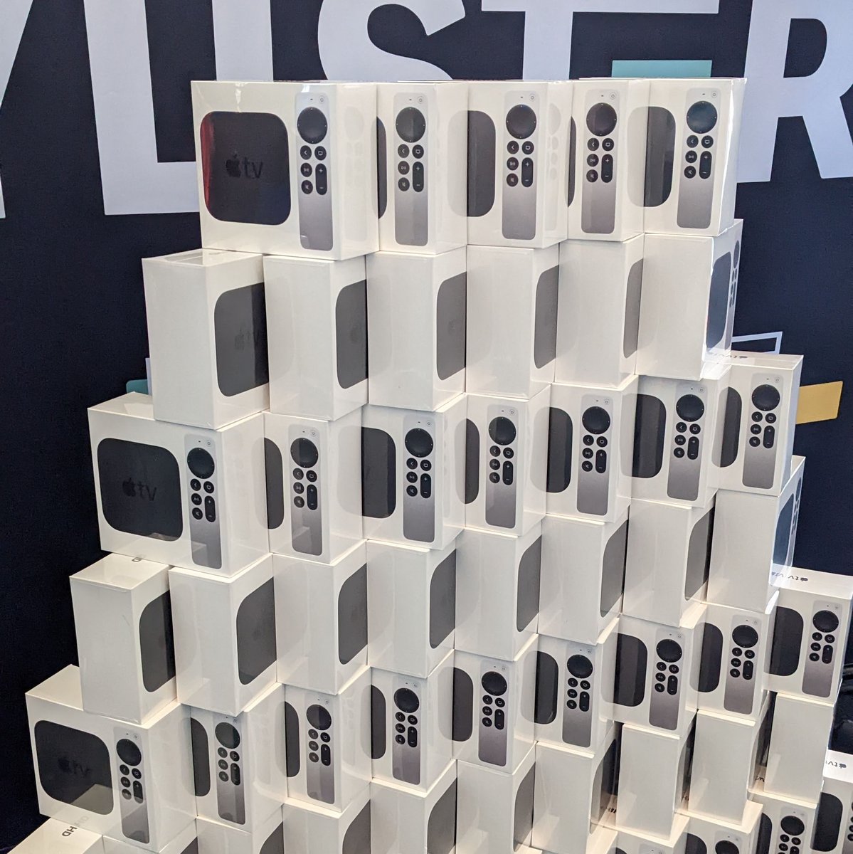 playlistermedia's tweet photo. We're giving away free Apple TVs at our #OC22 booth. 😄

Let us know in the comments how you'd use the Apple TV and we'll give one away to the best answer! 📱 https://t.co/1FxdUQsZDE
