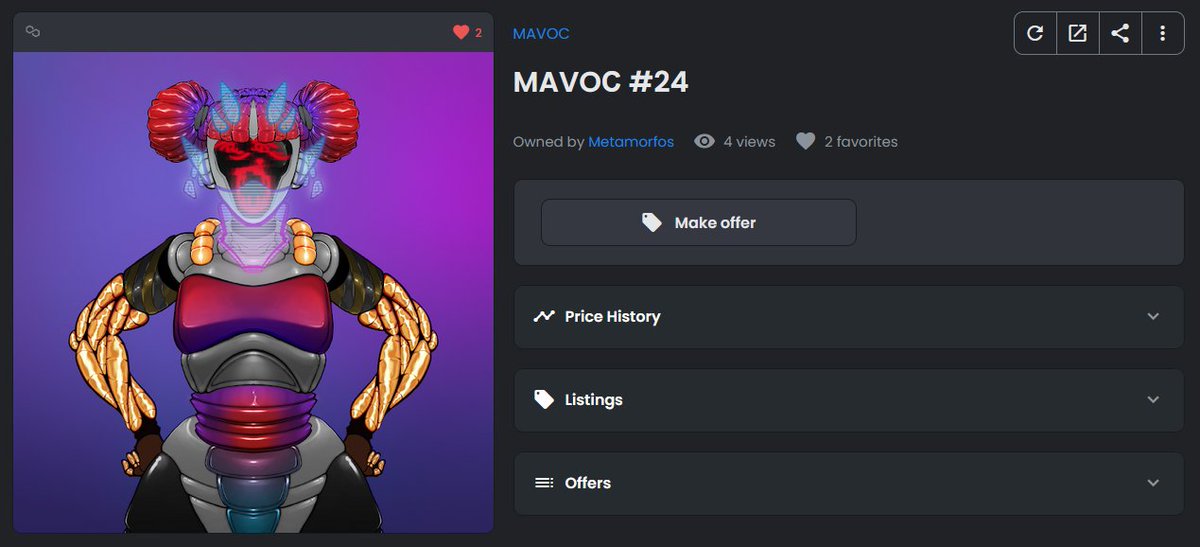 MAVOCNFT's tweet photo. Rarest token yet!

https://t.co/usq8EgH0WZ

#MAVOCNFT #NFT #NFTs #NFTCommunity https://t.co/B8irOmL3Qz