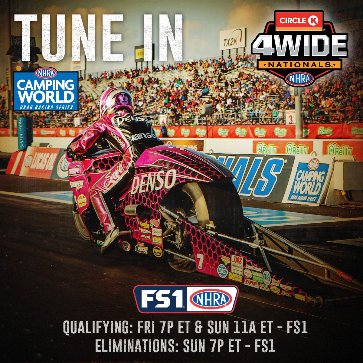 #NHRA #4WideNats <a href="/DENSOAutoParts/">DENSO Auto Parts</a>