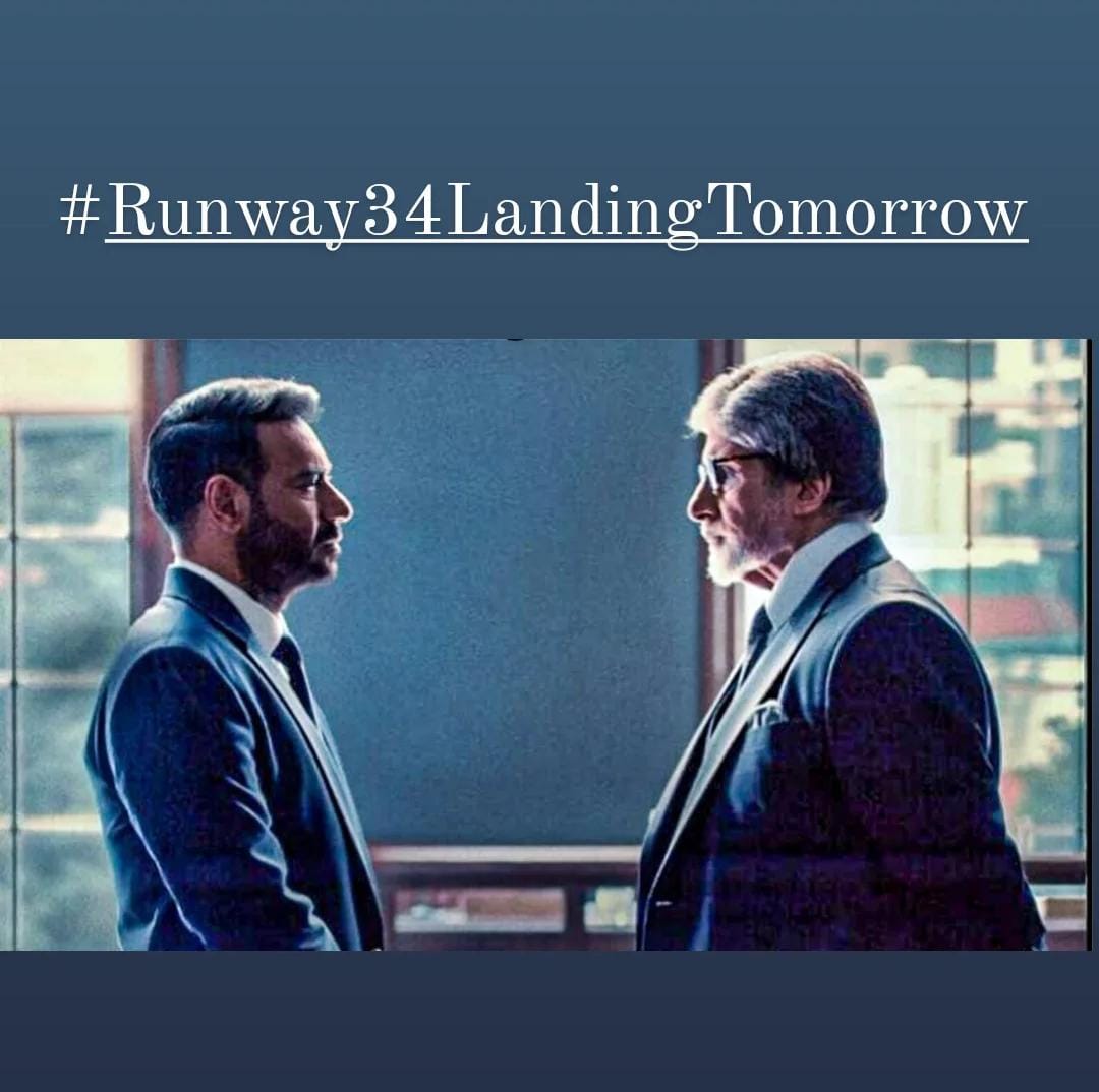 Garibhu__'s tweet photo. Hello everyone this very beautiful and best movie very excited and very interesting wow #Runway34LandingTomorrow https://t.co/KkaGIbsi0b